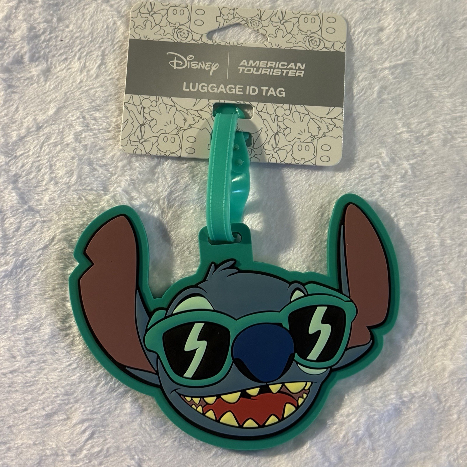 Stitch luggage tag - new American Tourist with Disney