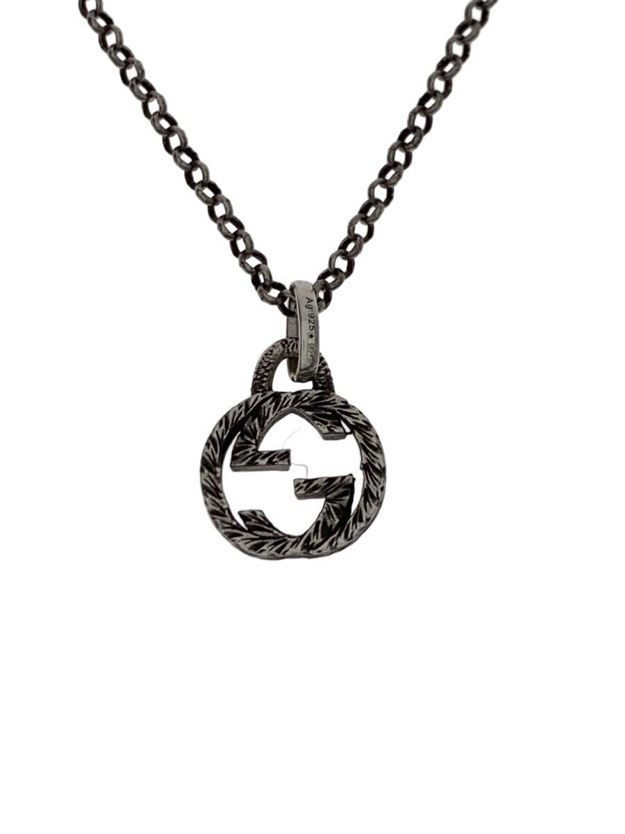 Gucci Necklace Sv925 Slv With Pendant Men'S M1l98