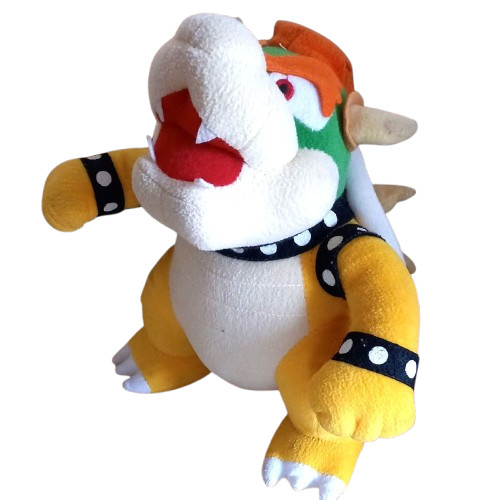 Sanei Bowser Plush Toy Super Mario Party GC Nintendo Vintage Used from Japan