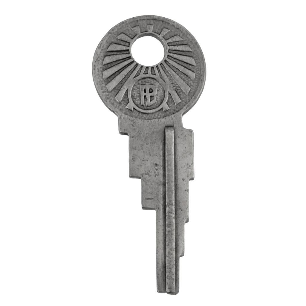 UNUSUAL Key 2¼" - Numbered 9381 - Antique Key Vintage Key - ref.k356