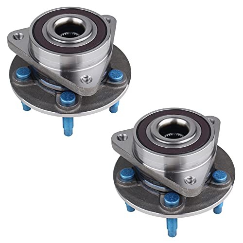  Pair 513315 Front Wheel Bearing Hub Assembly Compatible with 2011-2015 Chevy 