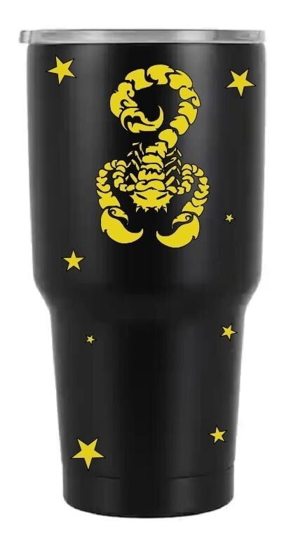 Custom design Zodiac handmade luxurious tumbler