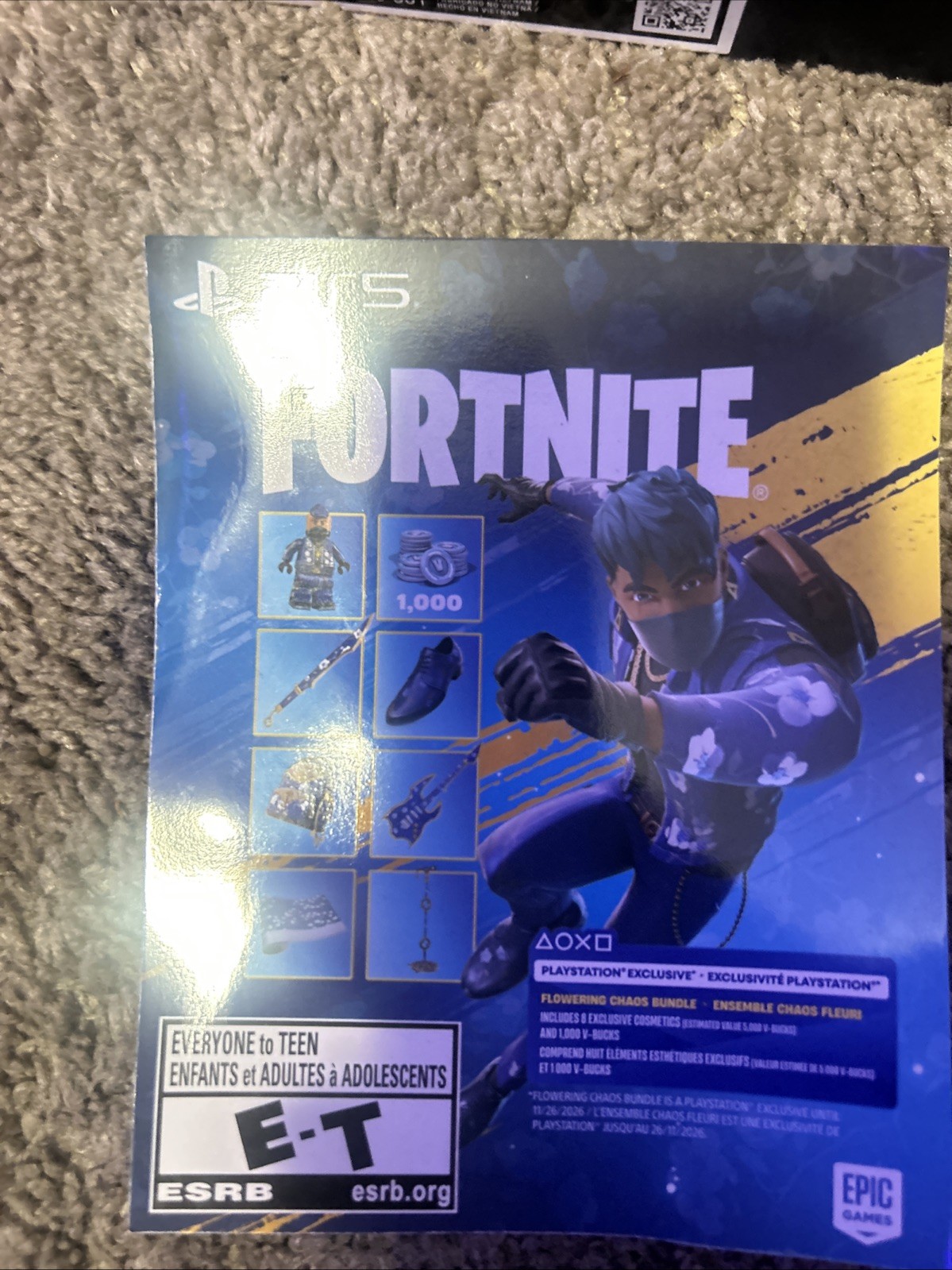 Fortnite FLOWERING CHAOS BUNDLE Voucher
