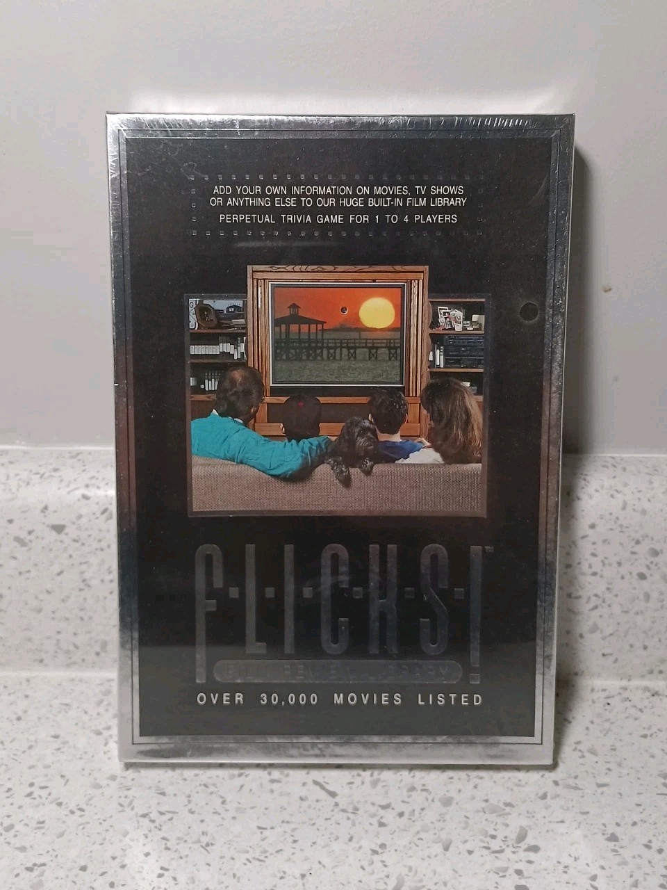 Flicks! Film Review Library 3.5" floppy. - VINTAGE SOFTWARE (HDN51) SEALED