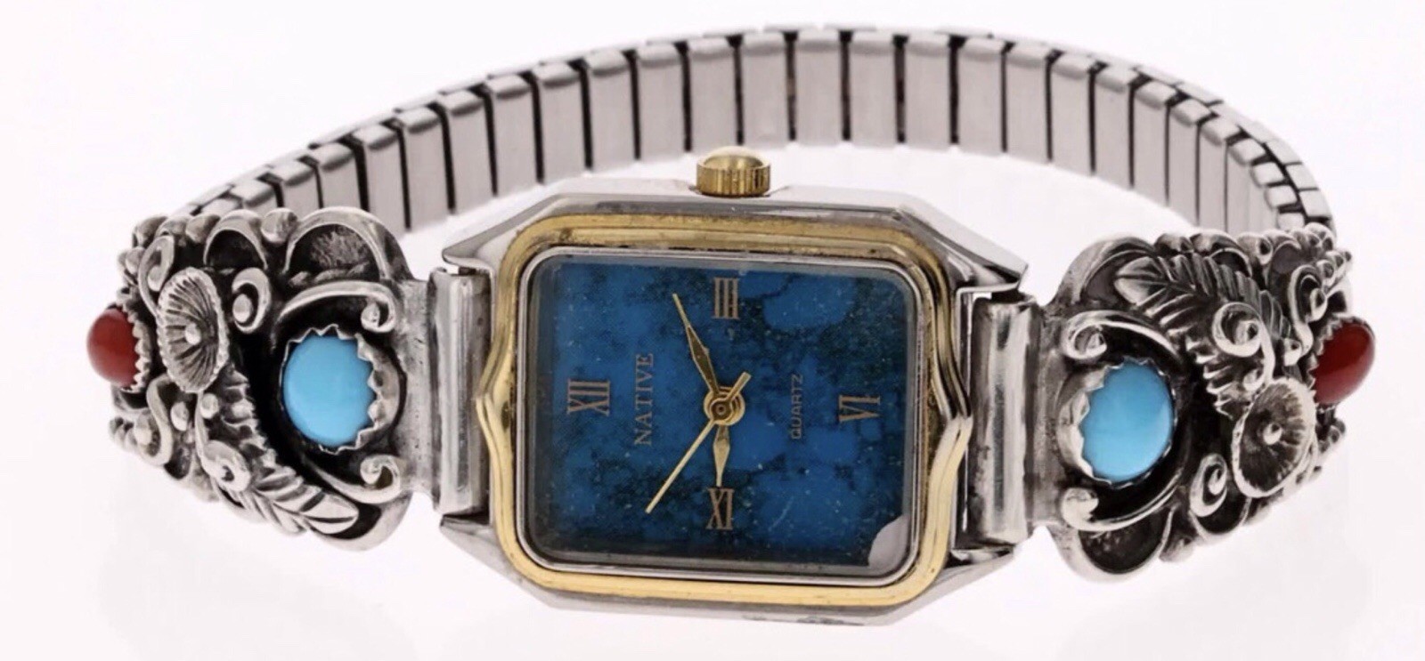 Navajo Style sterling Turquoise Watch