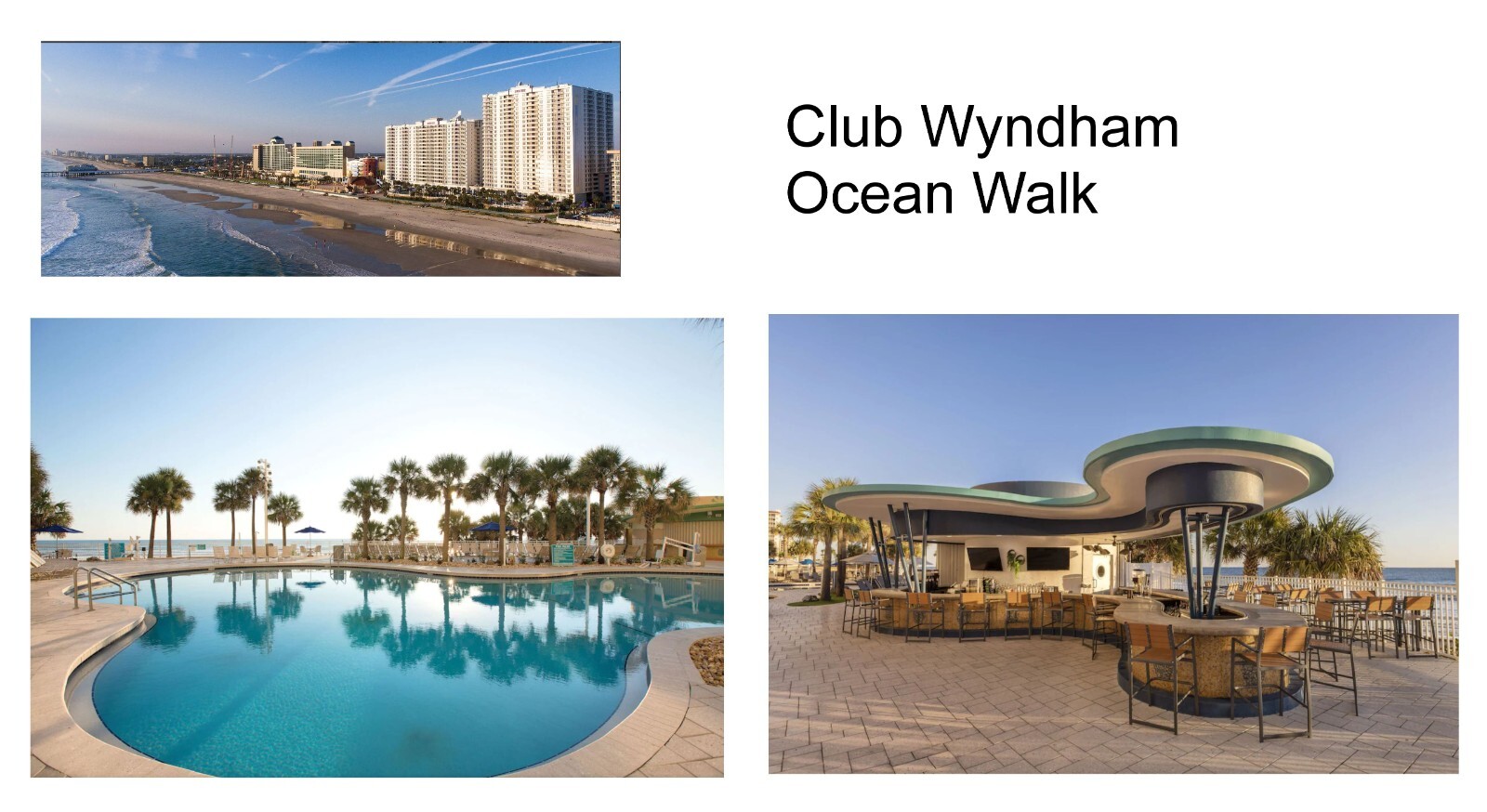 Daytona Beach Club Wyndham Ocean Walk, 1 BR DLX for 4, 5/7-5/10/2026