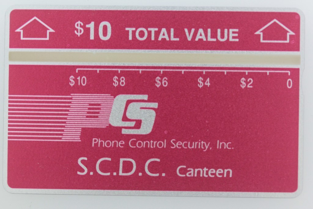 L&G dummy phone card, USA Manning Prison (SCDC), Phone Control 1989 (53493)