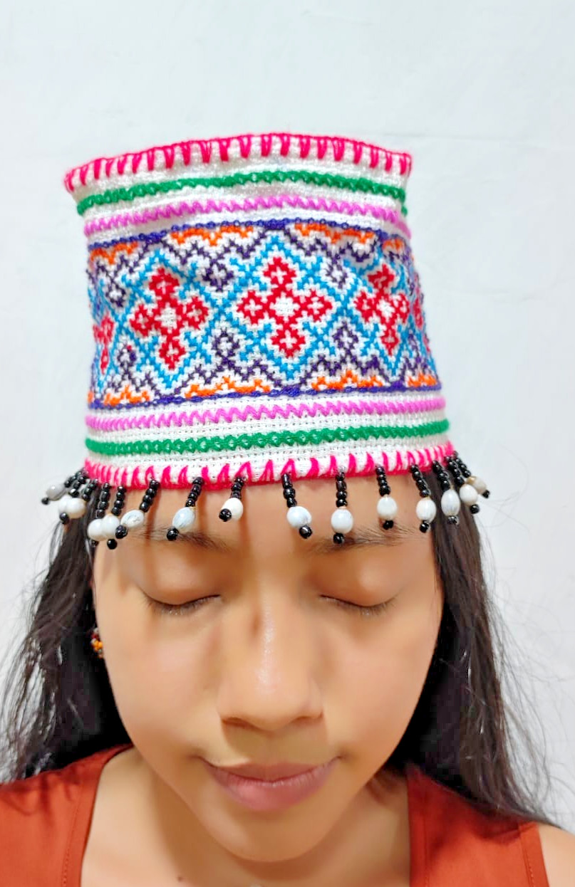Shipibo Native Unique Hand Embroidery Head Band