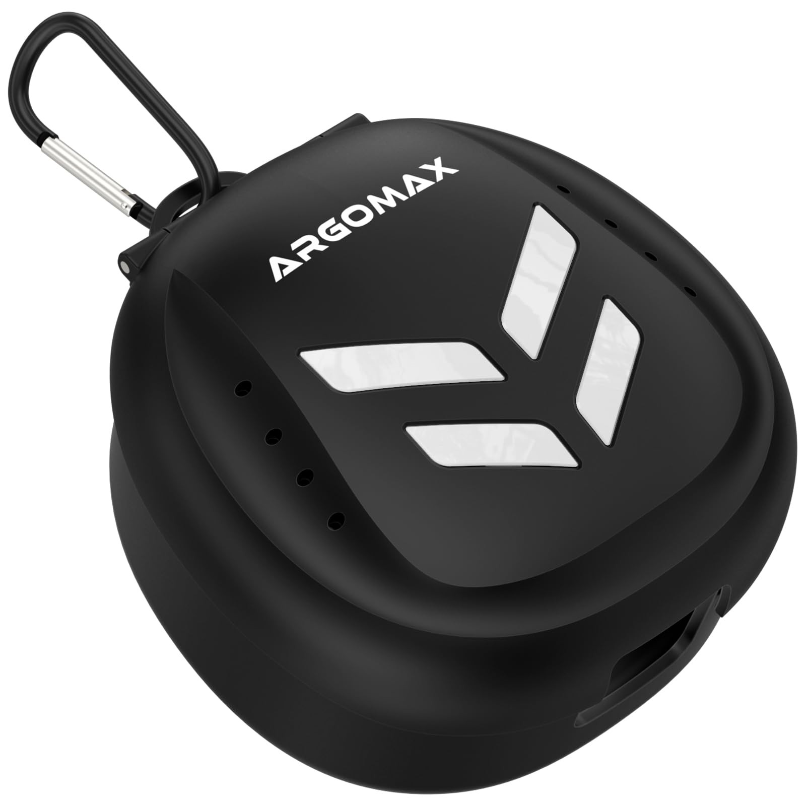 ARGOMAX Mouth Guard Case Sports, Professional Storage of Black+white 