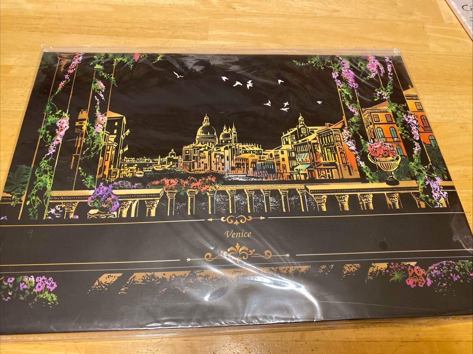 Yuelu Scratch Art Colorful City Venice 11X16