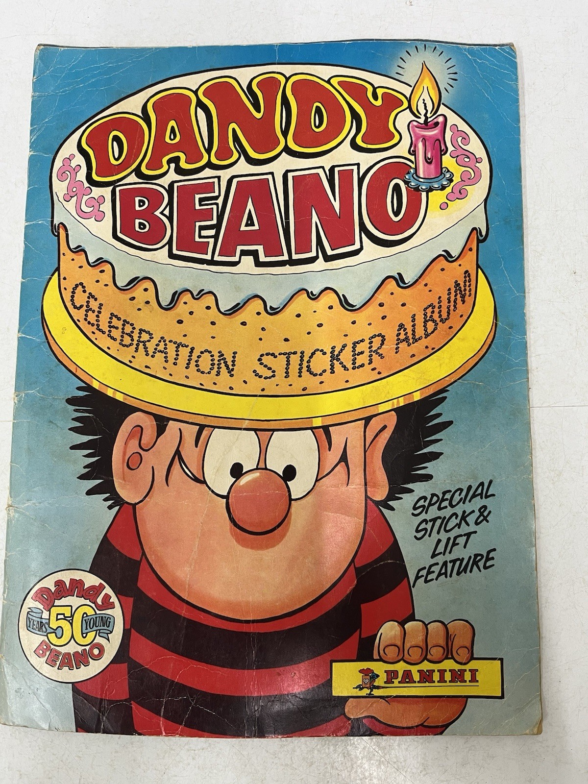 PANINI STICKER ALBUM DANDY BEANO VINTAGE 1988 INCOMPLETE SET MISSING 10 STICKERS