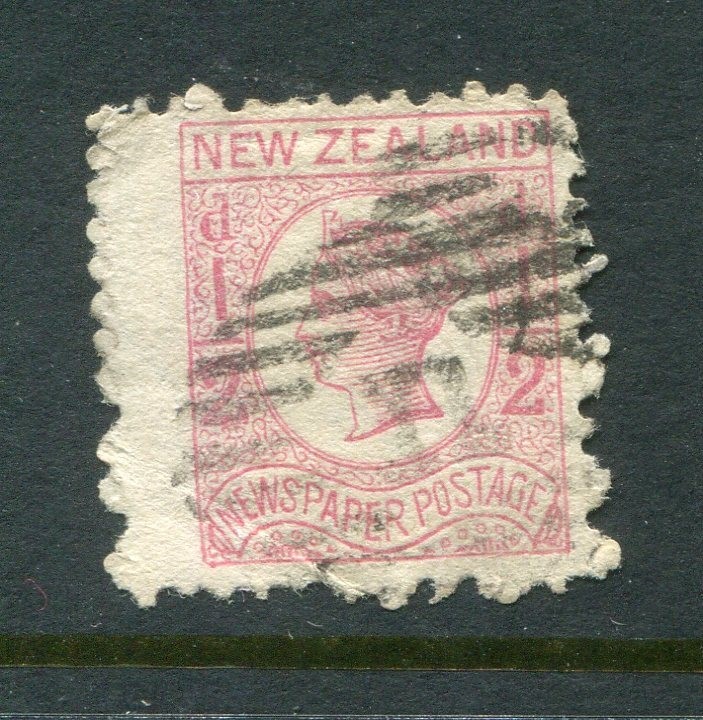 New Zealand #P1 Victoria Newspaper Stamp 1/2 P. [Used]
