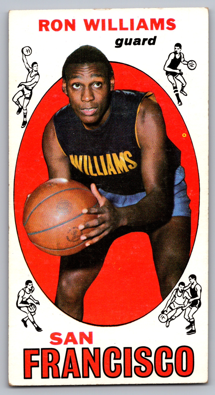 1969-70 TOPPS #36 RON WILLIAMS SAN FRANCISCO WARRIORS