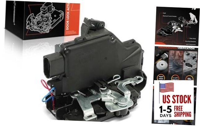  Door Latch Lock Actuator Compatible with Audi Vehicles  Front Left Driver Side