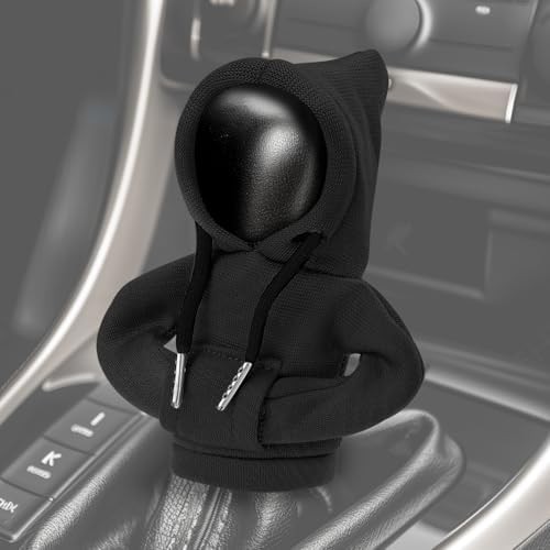 Car Gear Shift Knob Hoodie Mini Shifter Cover Interior Decor