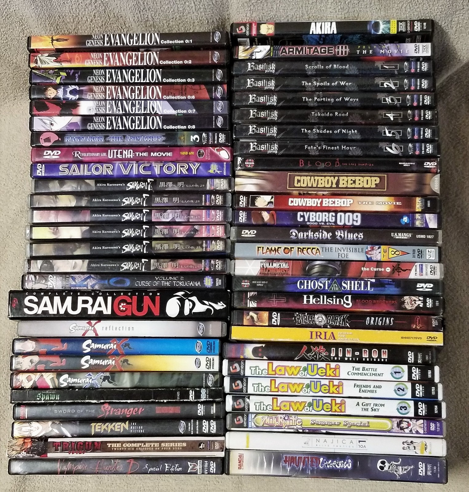 Replacement ANIME Case Cover Art for Movies Series Volumes CHOOSE ONE NO DISCS