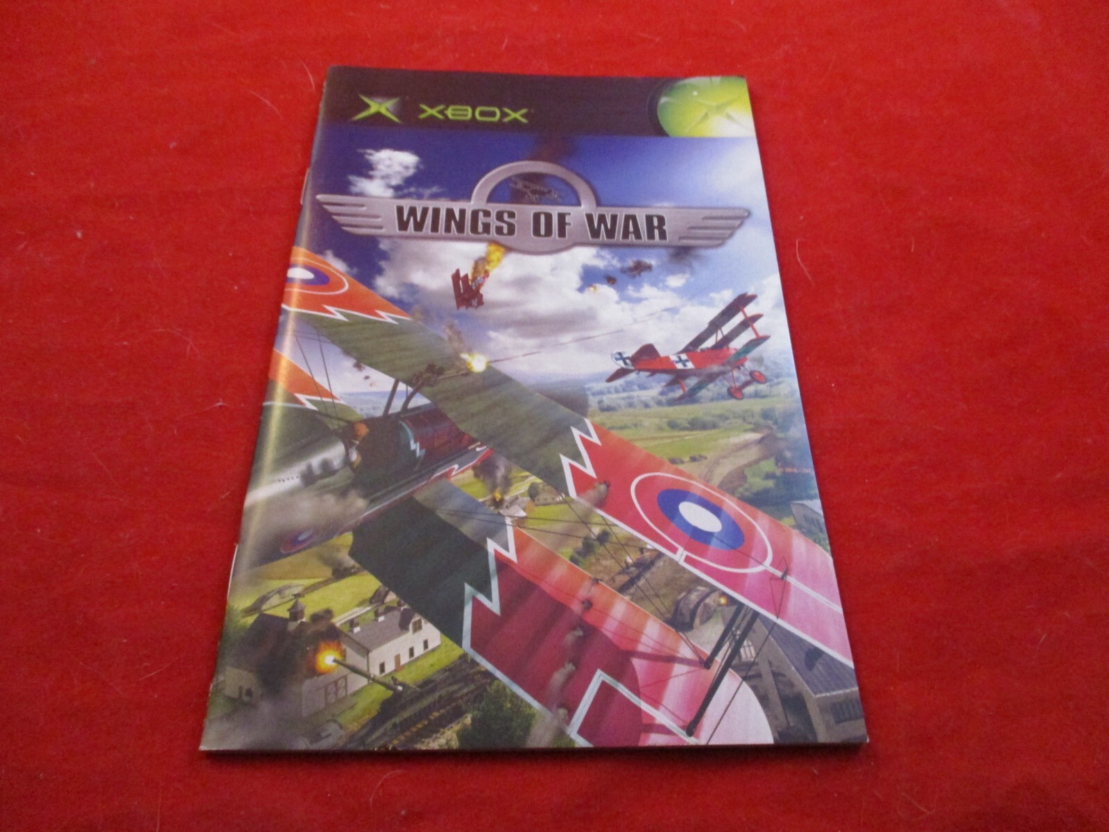 Wings of War Original Xbox Instruction Manual Booklet