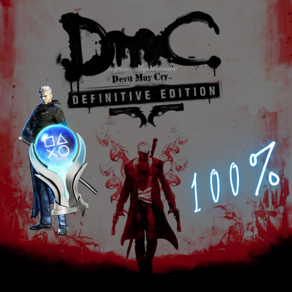 DMC: DEVIL MAY CRY DEFINITIVE EDITION PS4/PS5 Platinum Trophy Service FAST LEGIT