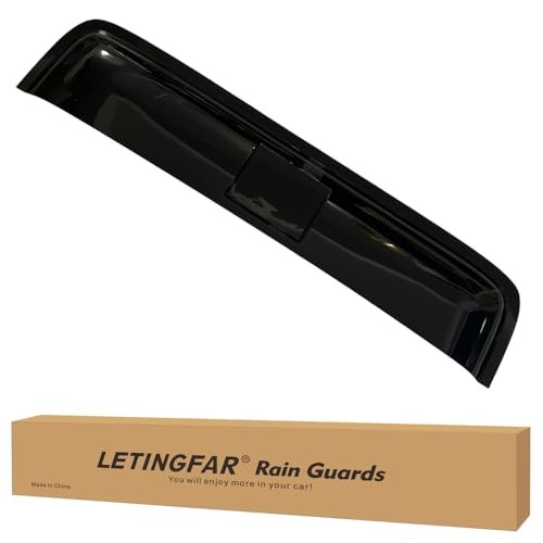 35.6" Sunroof Wind Deflector, Tape-on Sunroof Rain Guards, Universal Fit 880mm