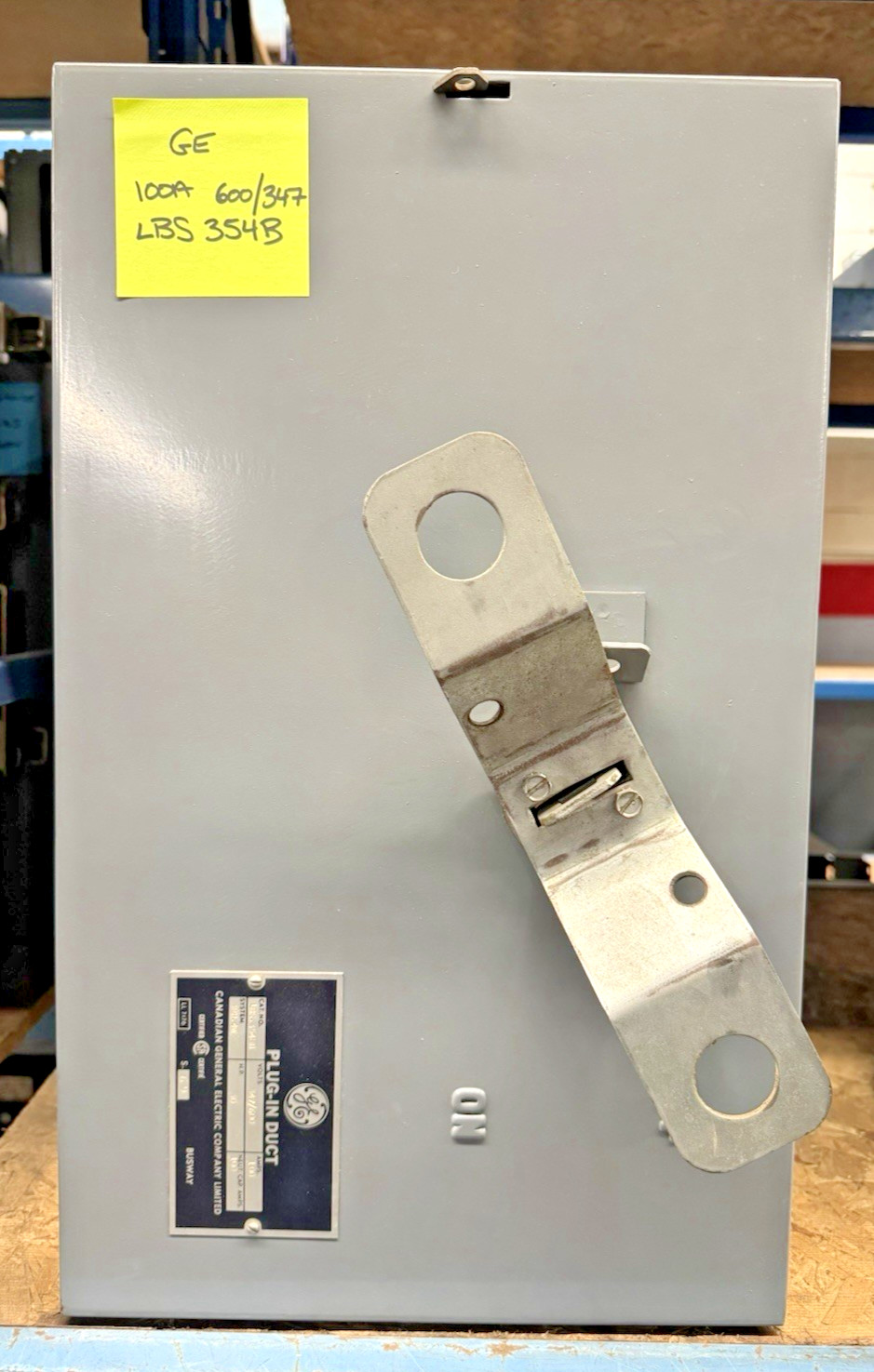 GE LBS3548B 100A 600V 3Ø 4W Fusible FPE Bus Plug *GUARANTEED*