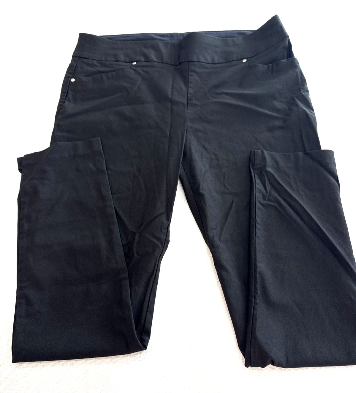 Grand Slam Women's Pull-on Stretch Golf Pant with Tummy Control  XL black