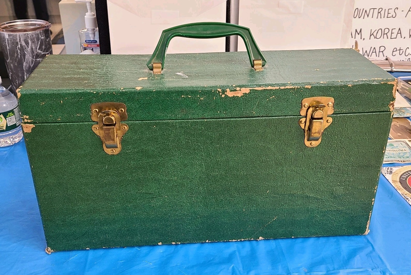 45 RPM Record Carrying Case Double Storage Vintage 7" 1950s 60s