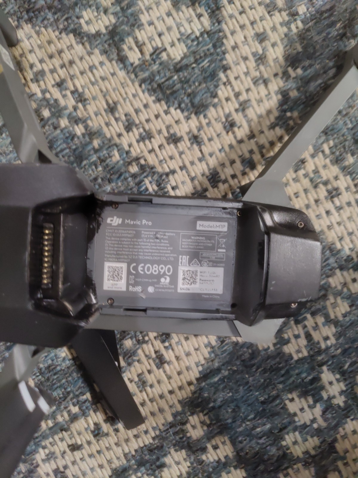 dji mavic pro m1p drone (crashed)