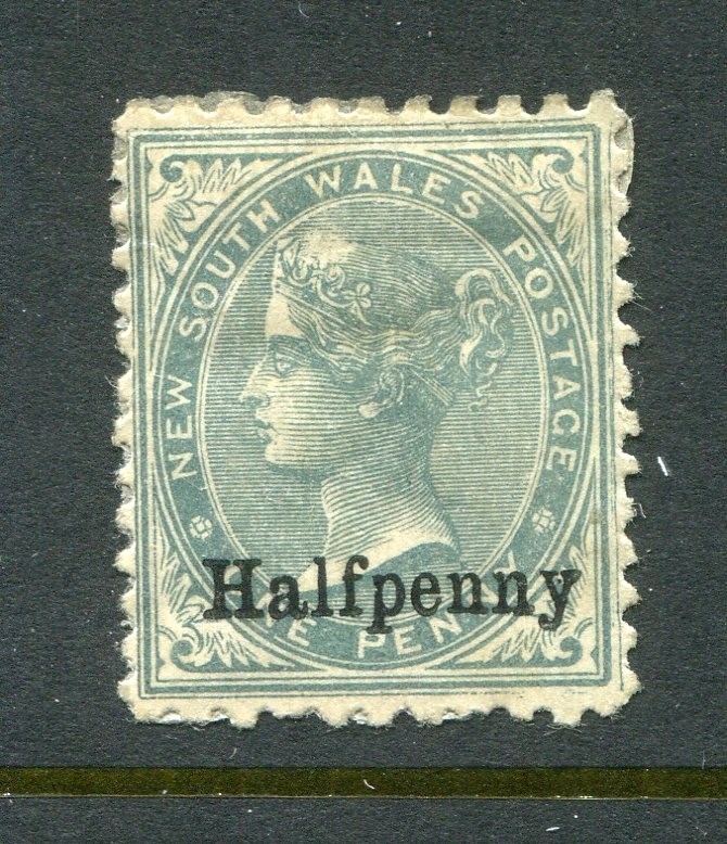 New South Wales #92 Victoria Surcharge 1/2 P. [Mint Hinged] 
