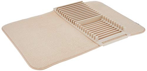 Umbra 330720-354 UDRY Rack and Microfiber Dish Drying Mat-Space-Saving Lightw...