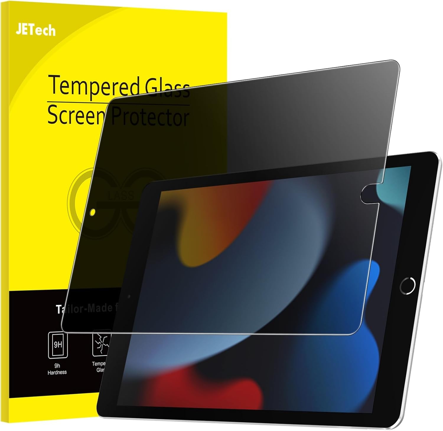 Privacy Screen Protector for iPad 10.2 Inch Anti Spy Tempered Glass