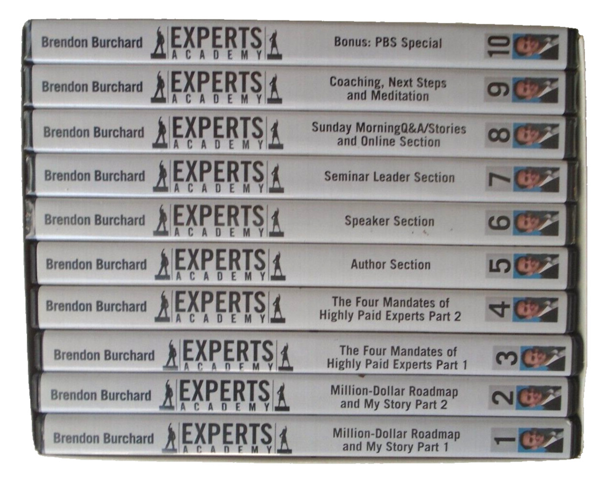 Brendon Burchard Presents Experts Academy Millionaire Training 10 CDs Set