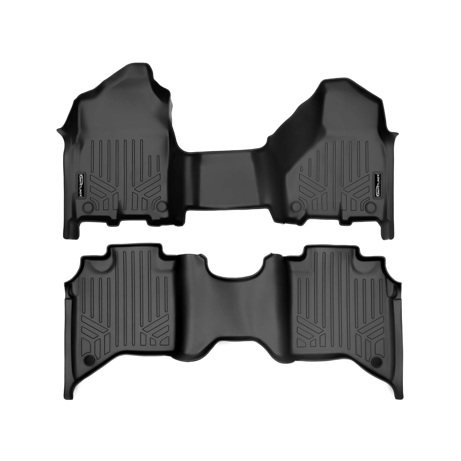 MAXLINER Custom Floor Mats Set (Both Rows 1pc) Compatible with 2019-2025 Ram ...