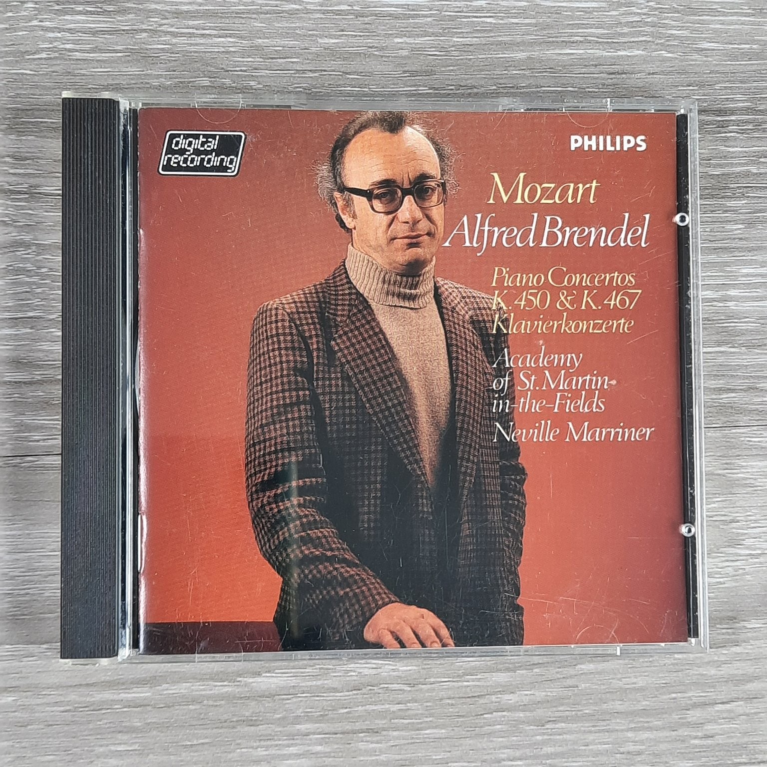 Mozart – Brendel Piano Concertos K.450 & K.467 CD 1982 Classical Philips