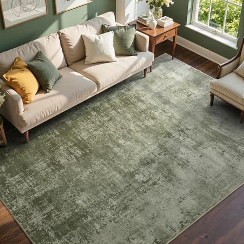 6x9 Ft Large Area Rugs for Living Room, Soft Non-Slip Washable Rugs Modern 