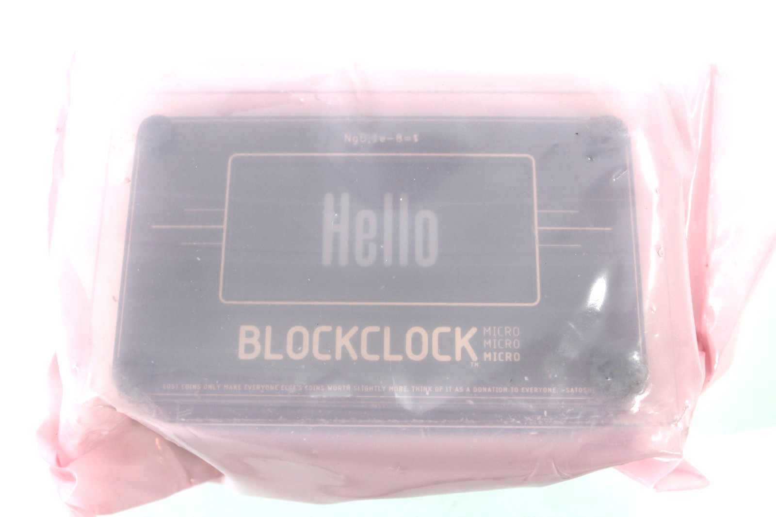 Coinkite BLOCKCLOCK mini Bitcoin Price Tracker Micro - Damaged