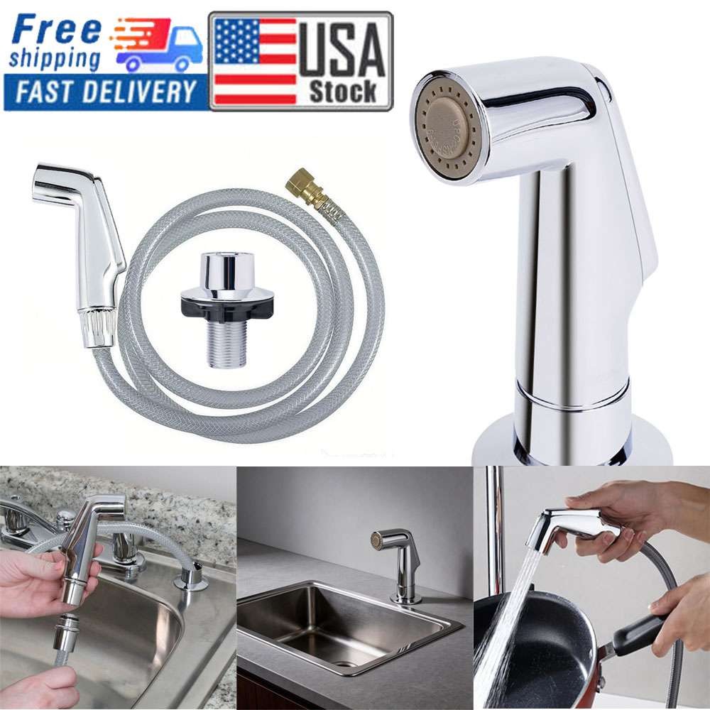 Pull Out Sink Side Sprayer Head Kitchen Faucet Replacement Universal Attachment
