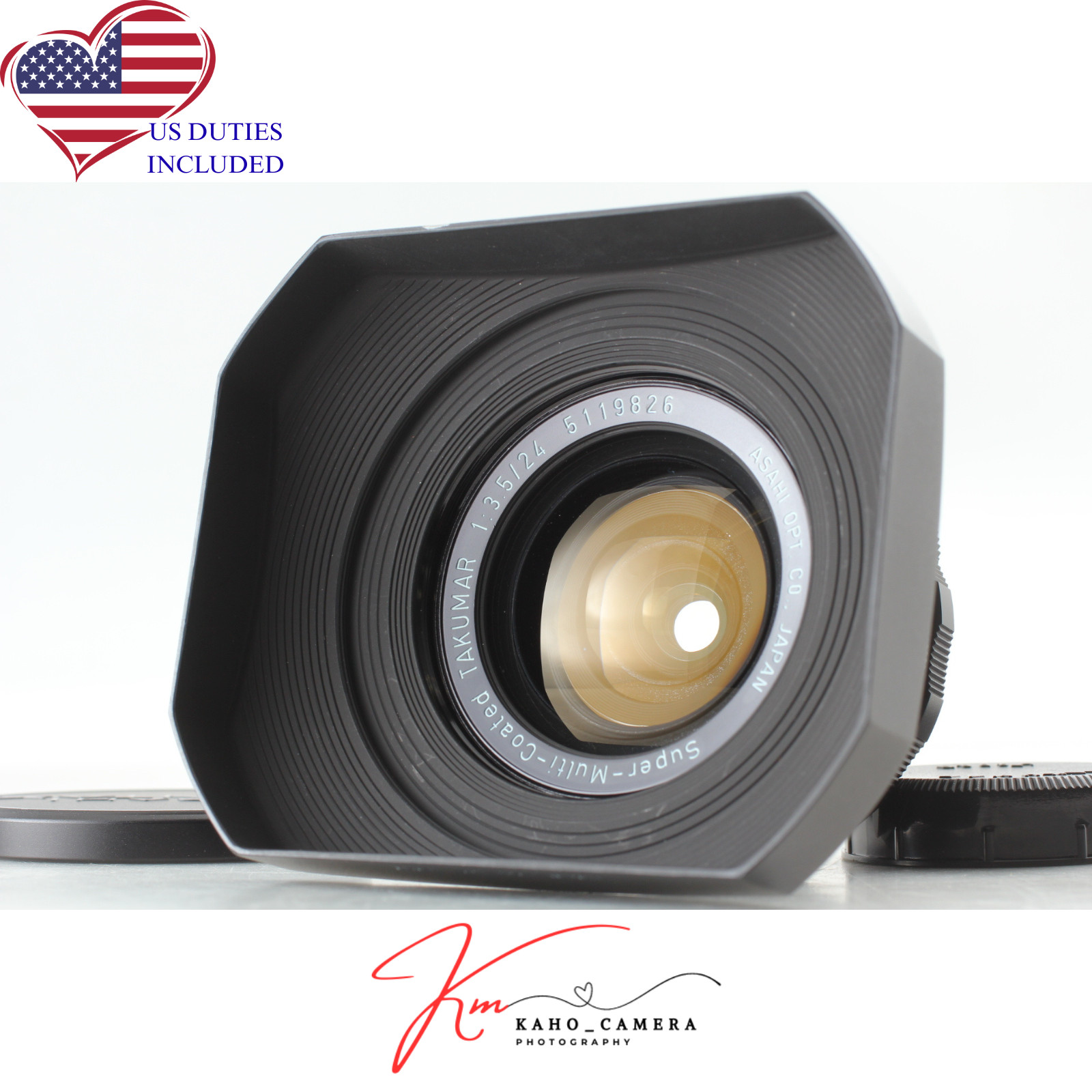 [Top MINT w/ Genuine Hood] Pentax SMC Takumar 24mm f/3.5 Lens From JAPAN