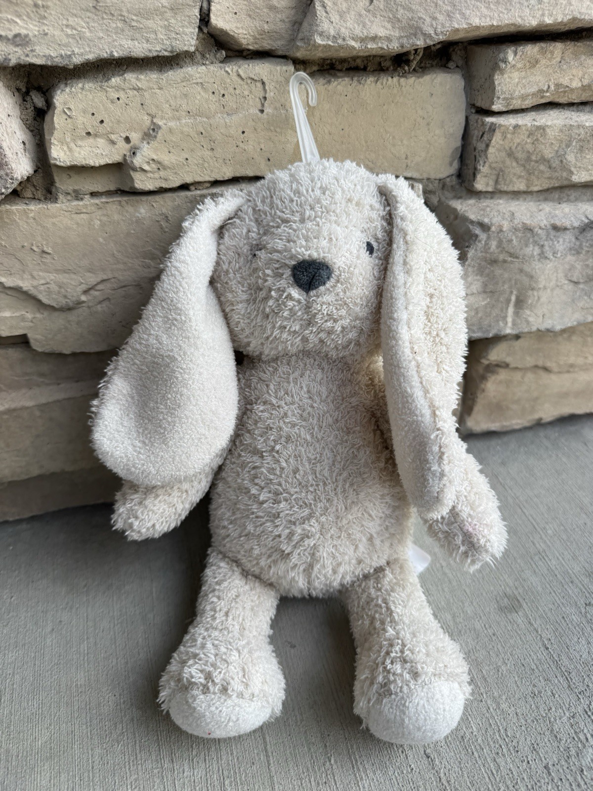 NWOT Cloud Island Plush Oatmeal Bunny Rabbit Target Cream Gray Nose Baby Easter