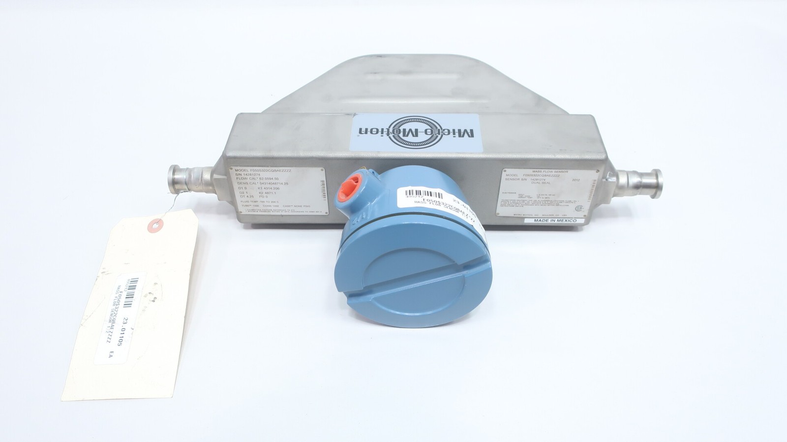 Micro Motion F050S322CQBAEZZZZ Coriolis Mass Flow Meter 1/2in