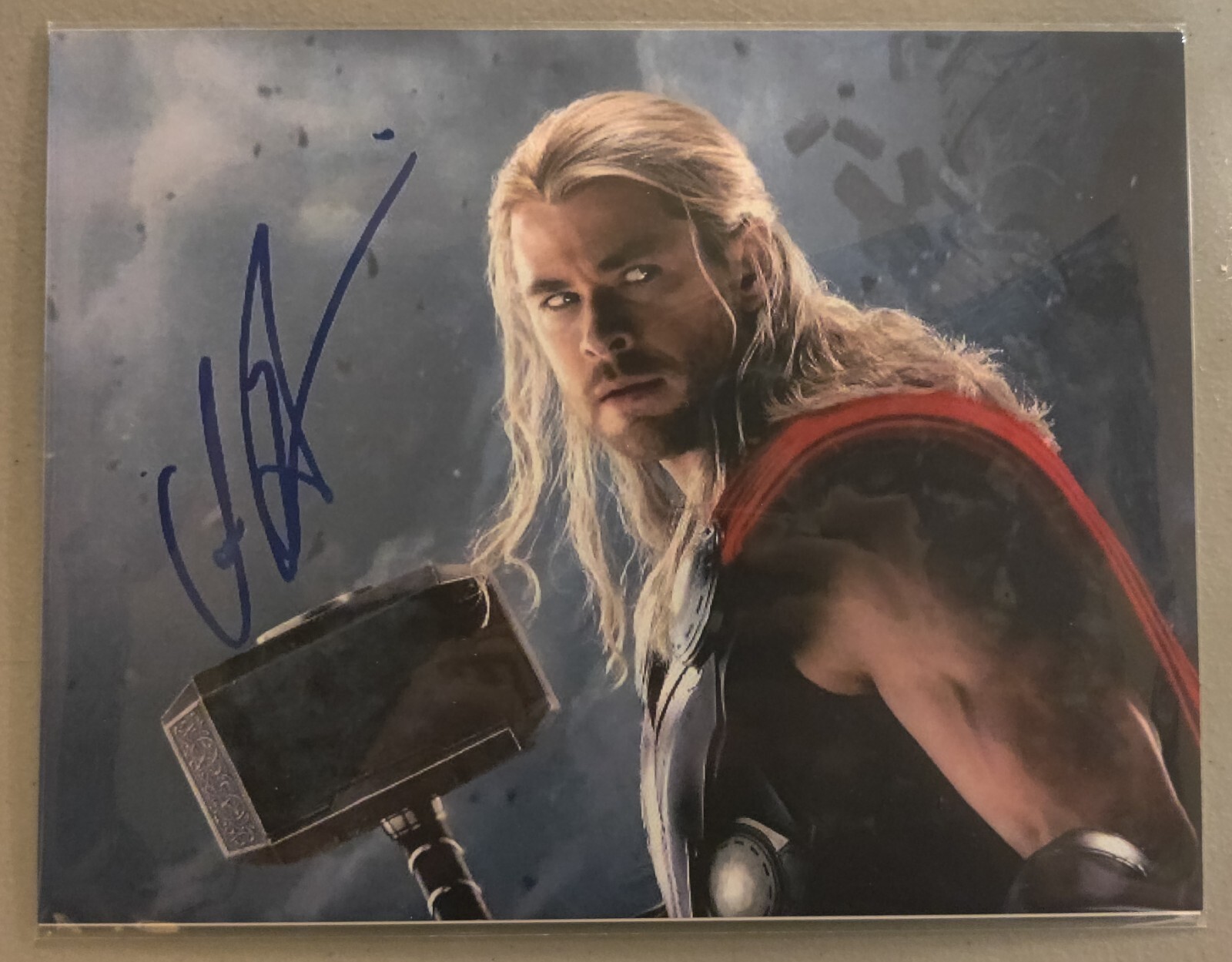 8.5"x11" Chris Hemsworth Autographed Photo Reprint THOR The Avengers Marvel