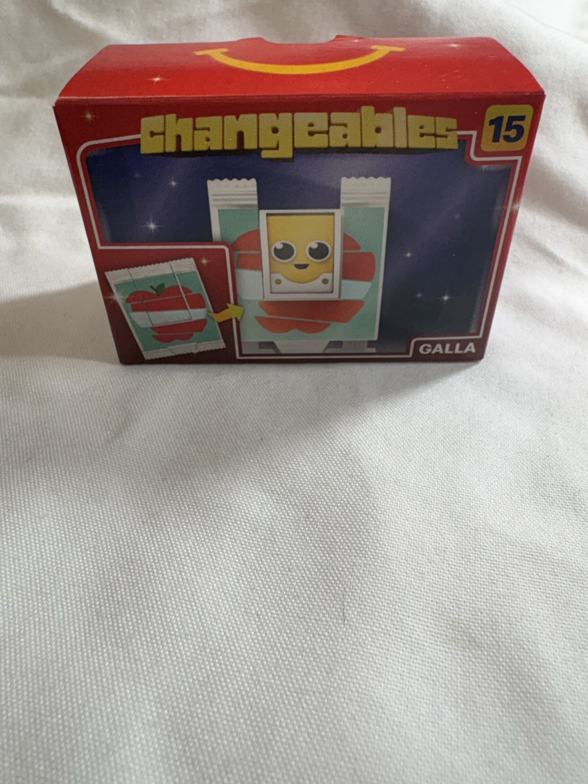 Mcdonald’s Happy Meal Toy Changeables. Galla  15 . Unopened Box.
