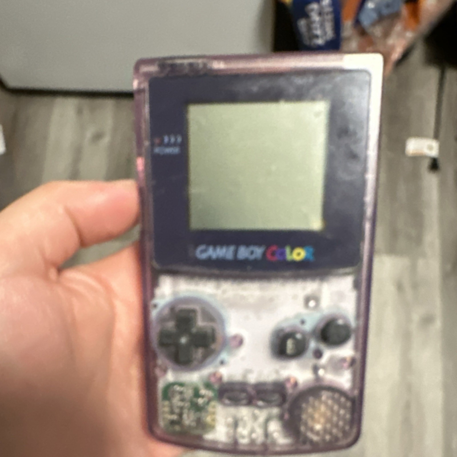 Nintendo Game Boy Color Console with Pokémon Red Version Game Read Description