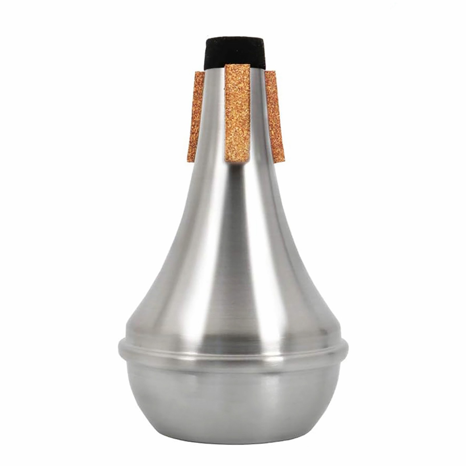 Aluminum Practice Trumpet Straight Mute Silencer Sordine Reduce Sound By 60 -70%