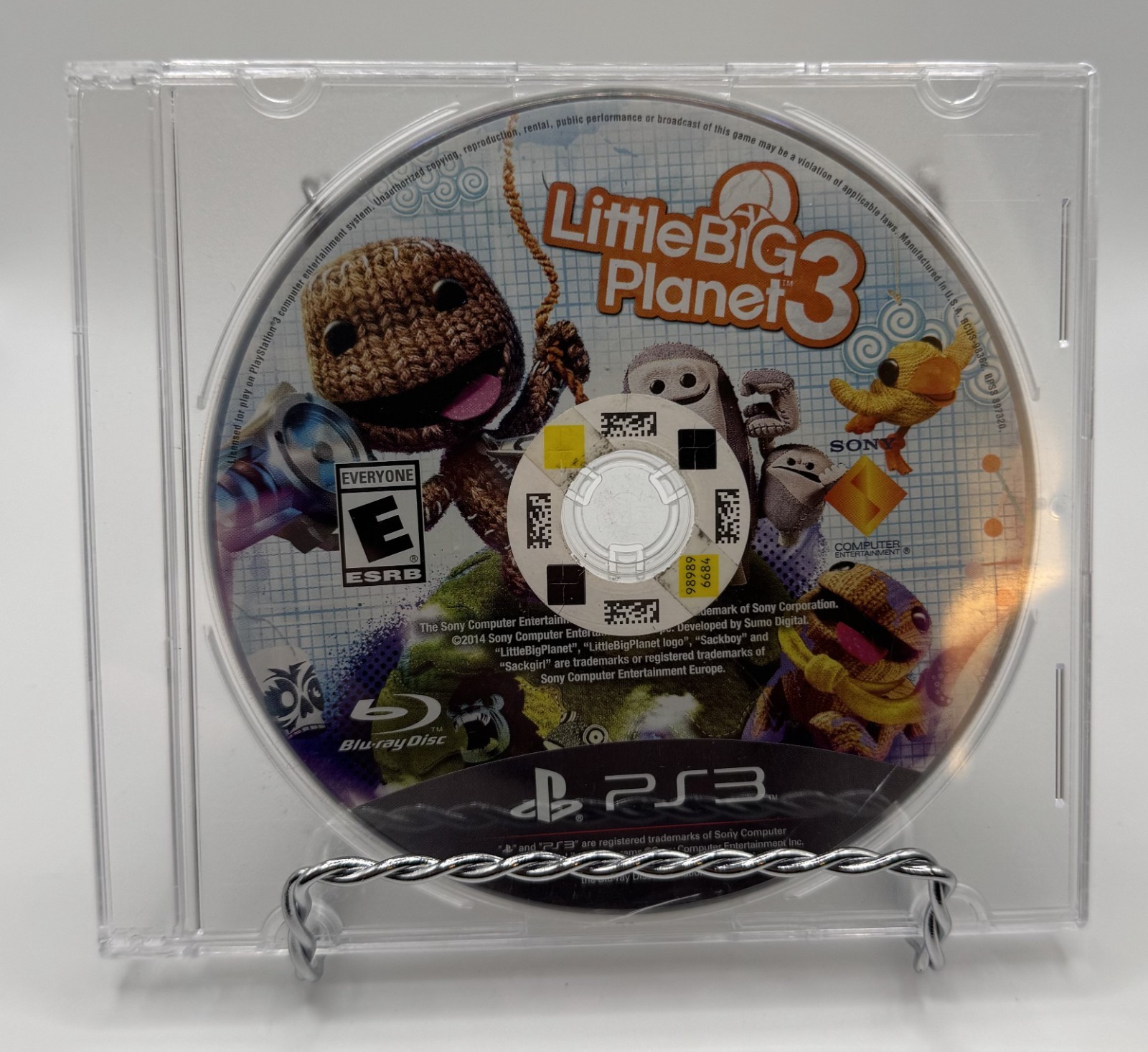 PS3 Little Big Planet 3 (Sony PlayStation 3, 2014) Tested Disc Only
