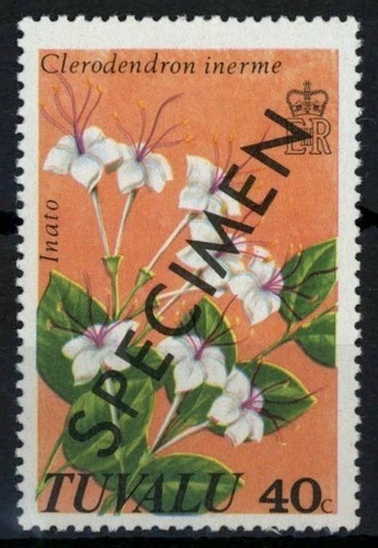 Tuvalu 1978 SG104 40c Flower SPECIMEN MNH