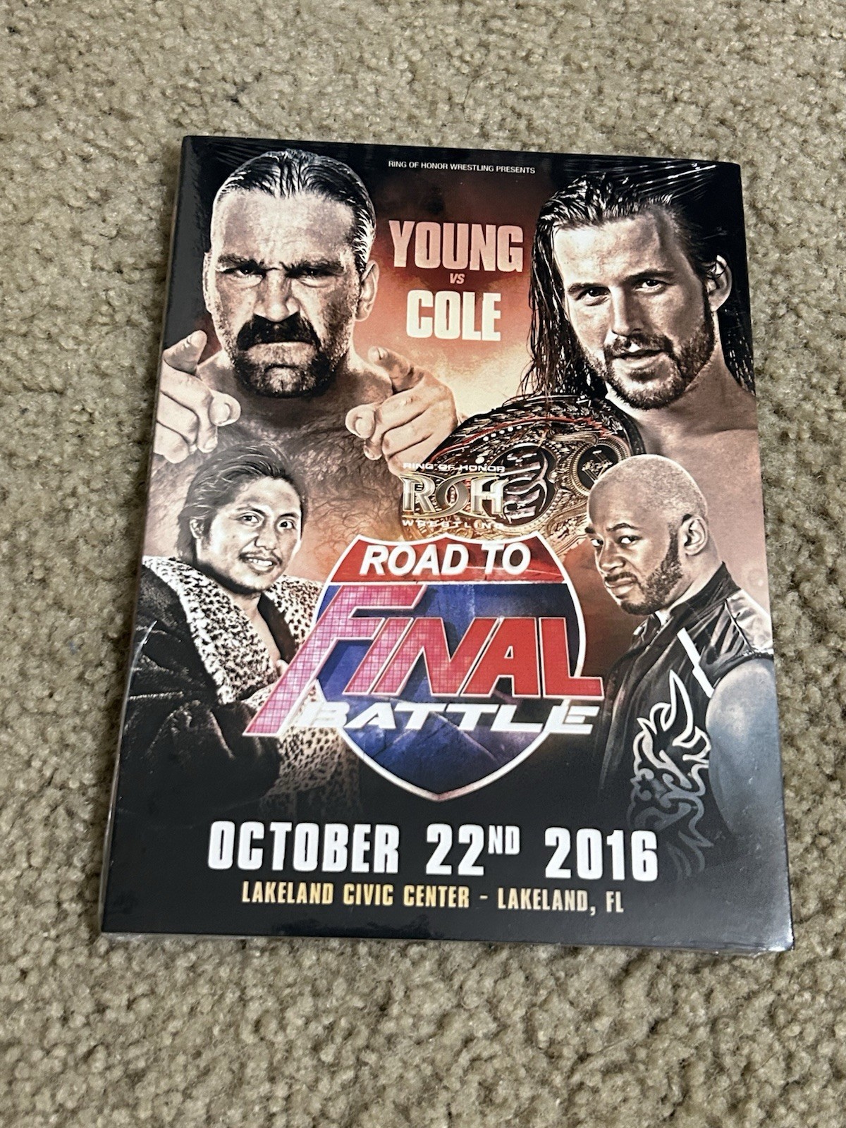 ring of honor dvd new never opened