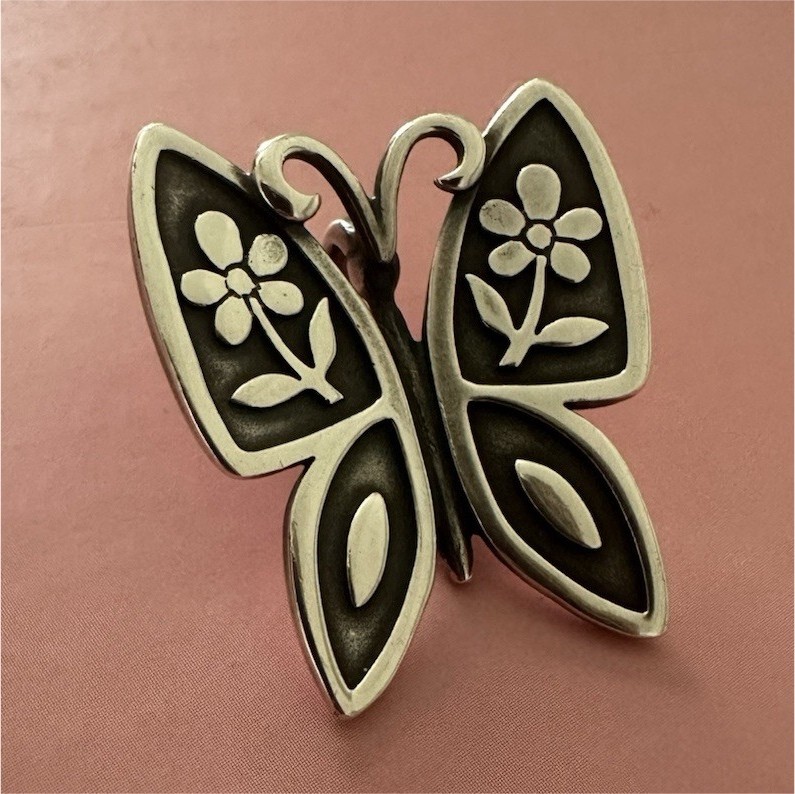 James Avery Sterling Silver 925 Butterfly Pendant Charm