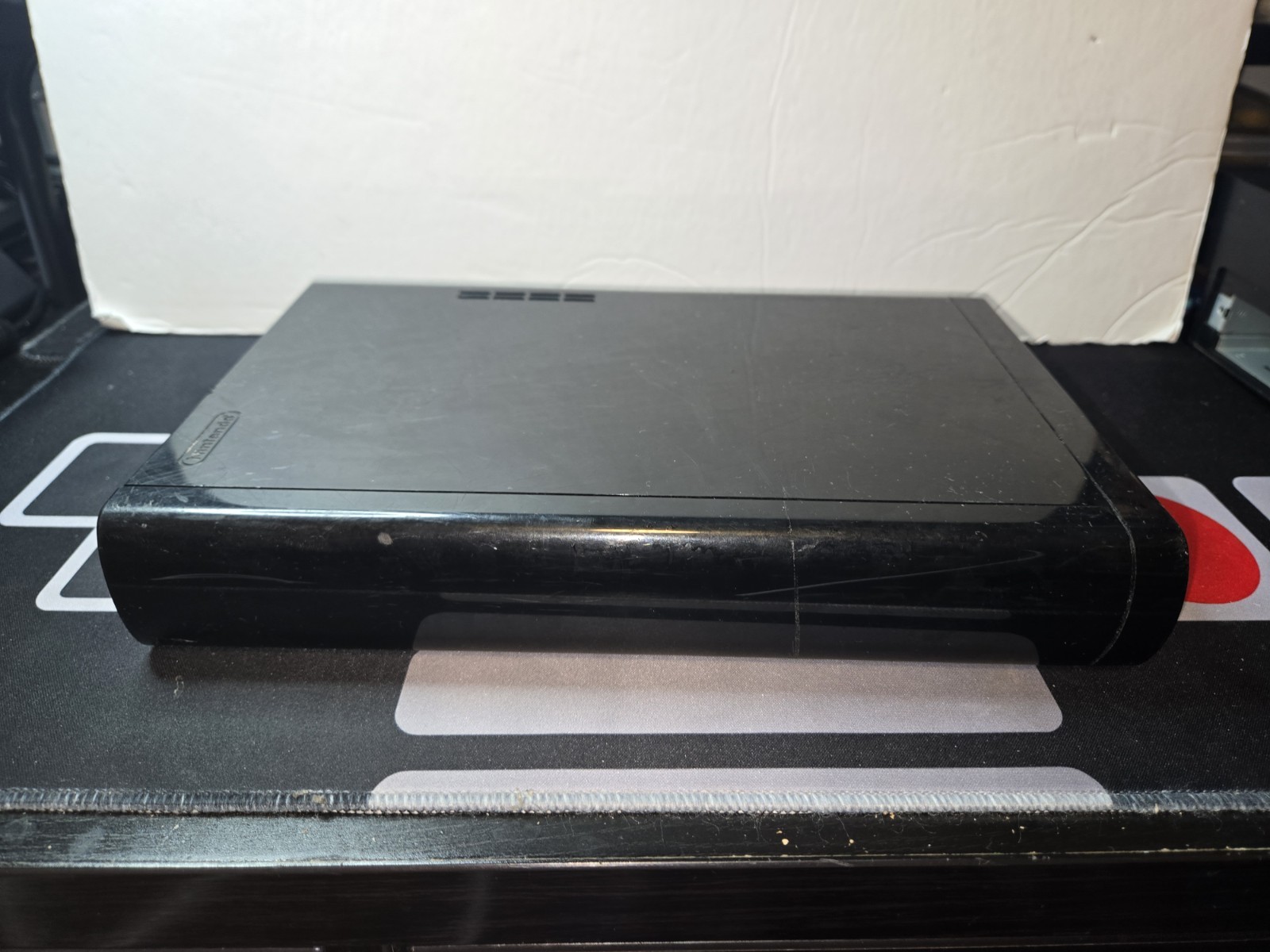 Nintendo Wii U Console 32GB Black For Parts Or Repair Turns On