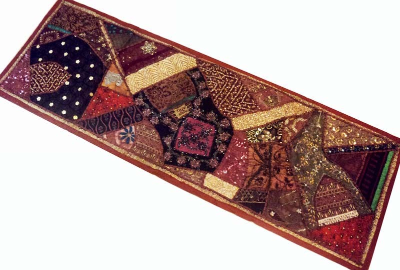 60" Wall Hanging Patchwork Gift for Him Home Decor Wall Hanging Tapestry Runner