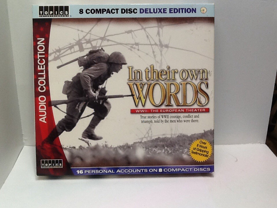 In Their Own Words WWII European Theater 8 CD Deluxe Topics Entertainment F26
